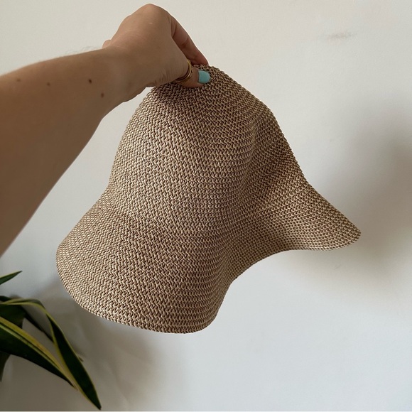 David and Young Packable Floppy Straw Hat One Size - Picture 4 of 8